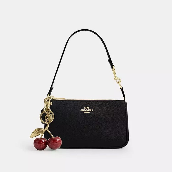 Coach Nolita 19 Crossbody Imitation Black Pebble Leather NWT - Picture 4 of 7